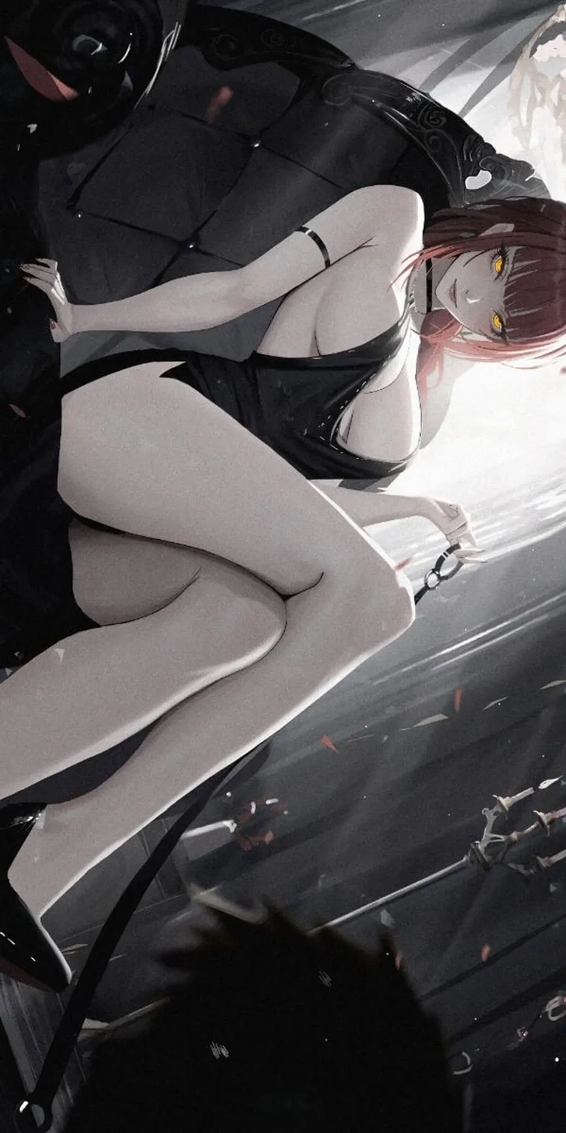 Vẻ đẹp Makima sexxy làm fan anime đứng ngồi không yên