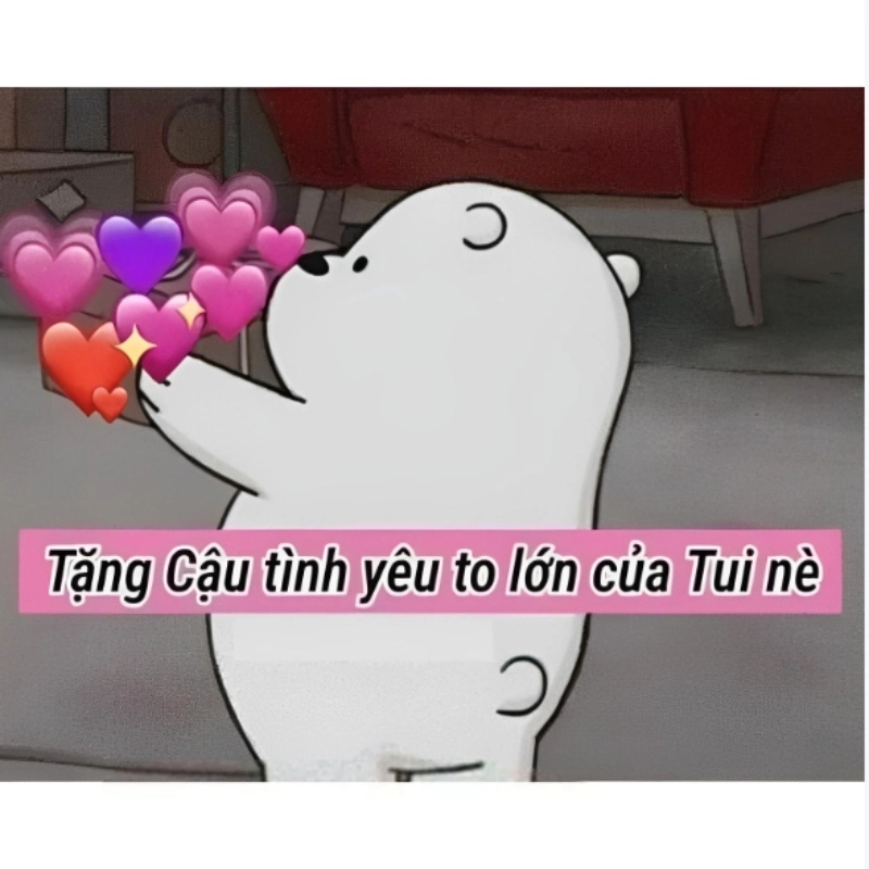 Chia sẻ ảnh meme tình yêu để truyền tải tình cảm ngọt ngào!