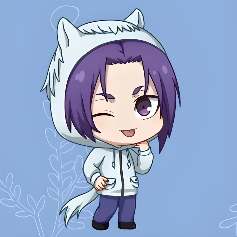Tải ảnh Mikage Reo chibi đáng yêu cho màn hình