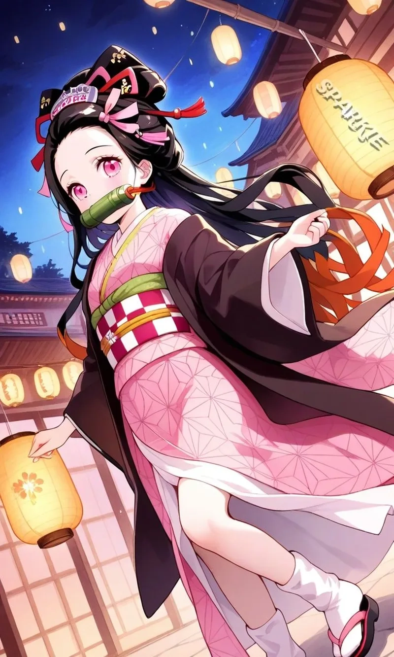 Nezuko fanart đẹp sẽ làm bạn mê mẩn từ cái nhìn đầu tiên