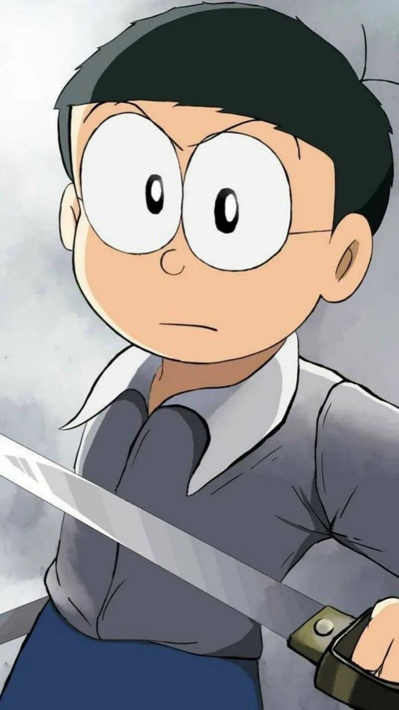 Hài hước không tưởng với hình Nobita giang hồ phiên bản bá đạo
