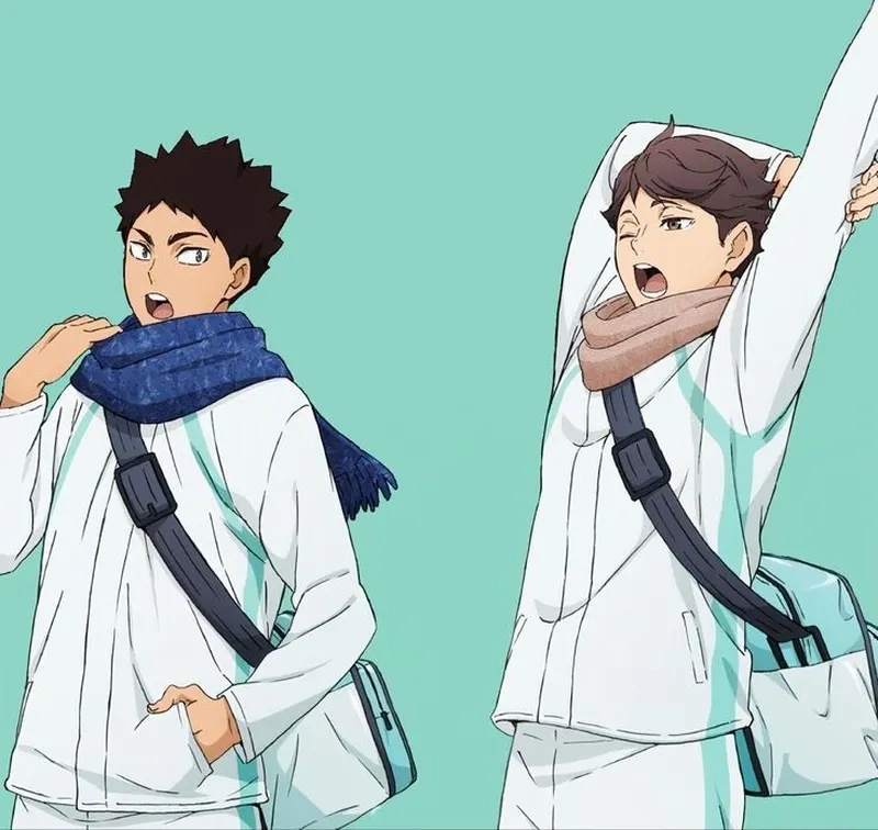 Iwaizumi x Oikawa là cặp đôi được yêu thích nhất trong Haikyuu