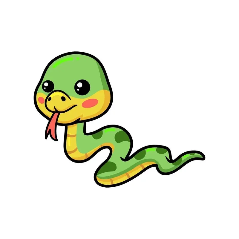 Đón Tết với rắn chibi tết cực ngầu