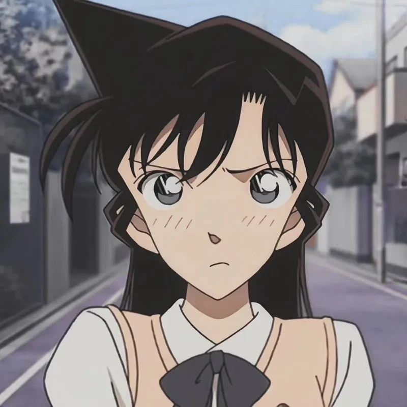 Ran Mori anime biểu cảm dễ thương nhất