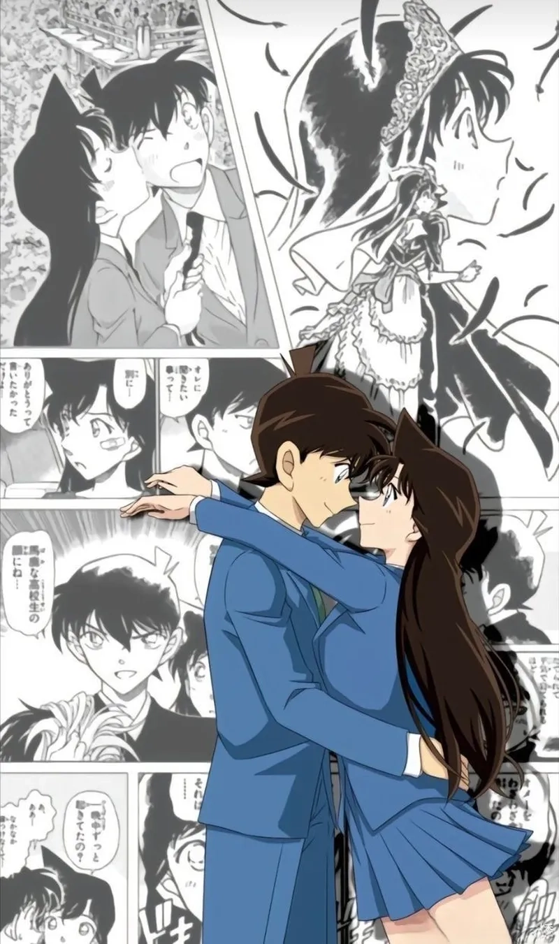 Kudo Shinichi và Ran Mori tình yêu đẹp nhất anime