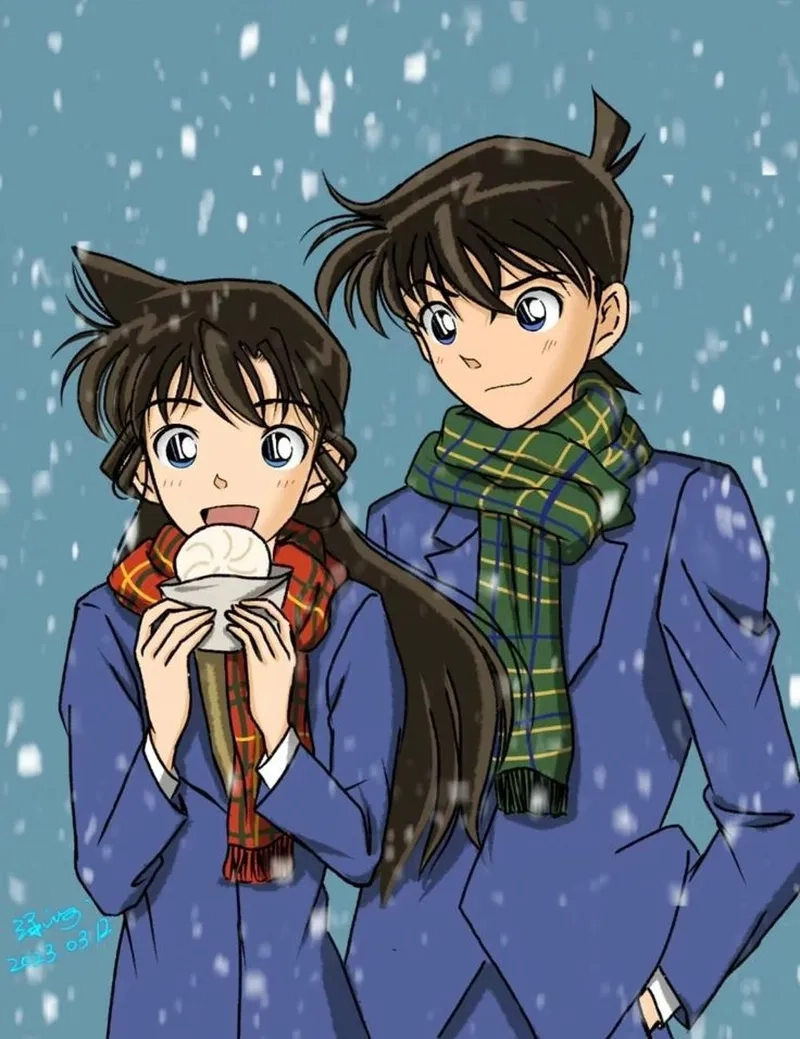 Ran Mori Shinichi mối tình đầy cảm xúc