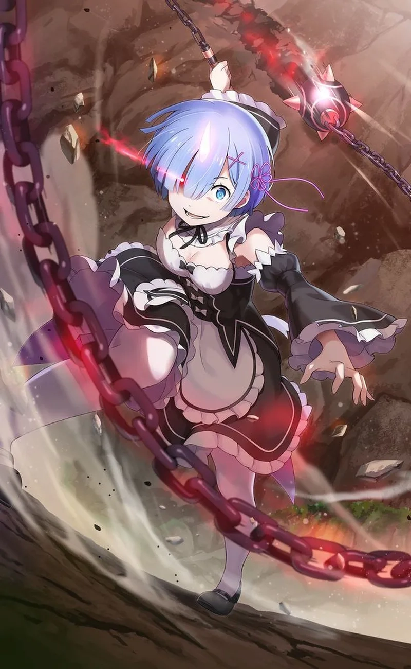 Re:Zero Rem là biểu tượng đáng yêu của anime