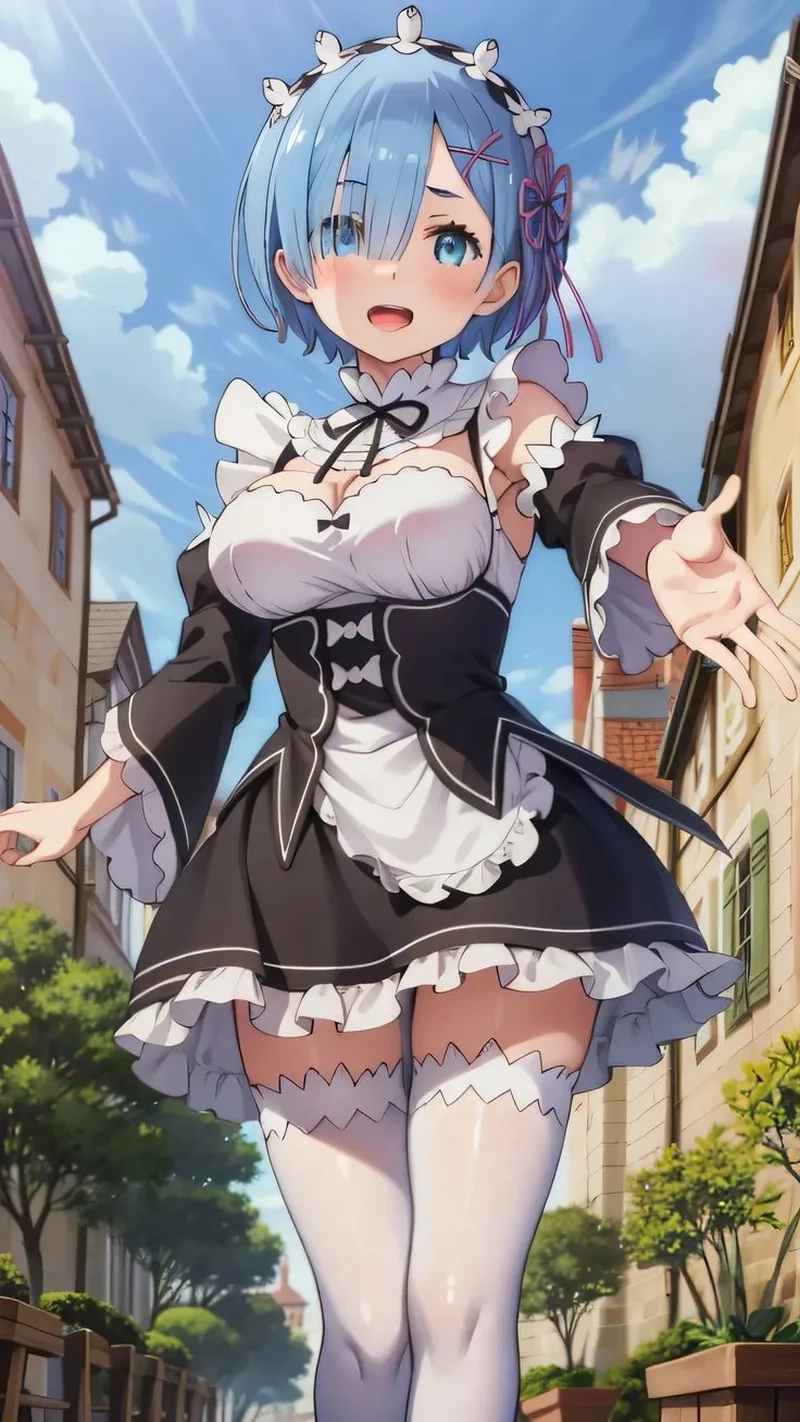 Rem Re:Zero 4k mang đến hình ảnh sắc nét và chân thực