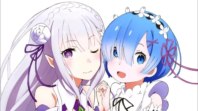 Rem Ram Emilia mang đến sức hút đặc biệt trong Re:Zero
