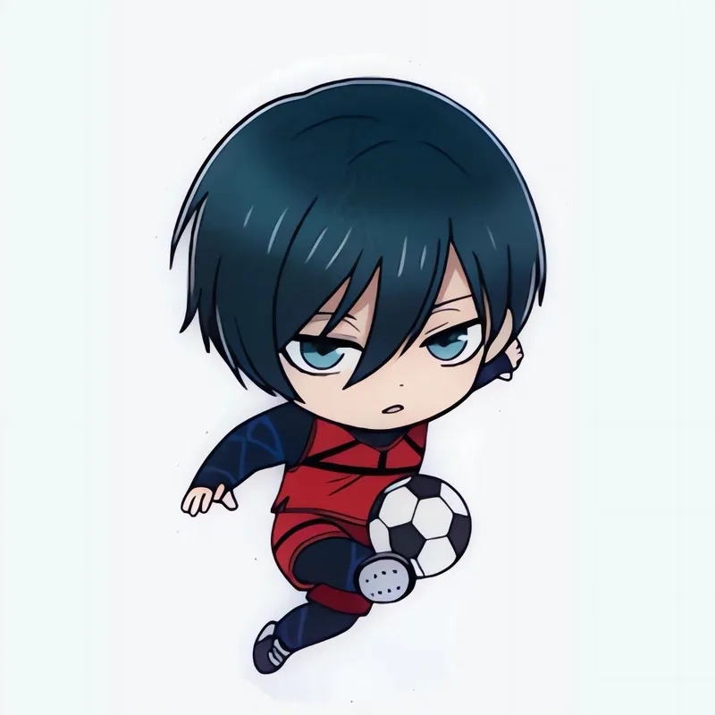 Xem ảnh chibi Rin Itoshi cute hết nấc cho fan