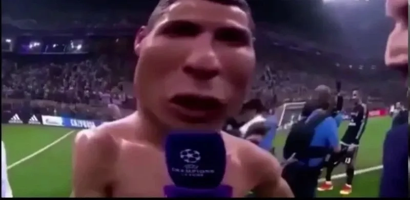 Meme ronaldo crying lan truyền chóng mặt sau thất bại bất ngờ