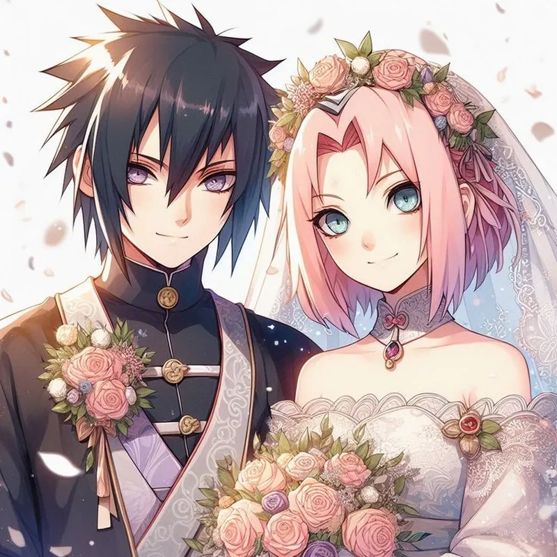 Góc lãng mạn từ đám cưới của Sasuke và Sakura