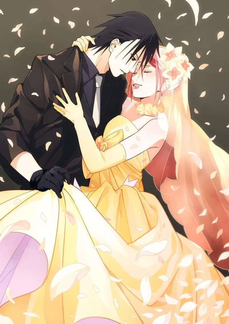 Tổng hợp hình ảnh Sasuke Sakura đám cưới đẹp nhất
