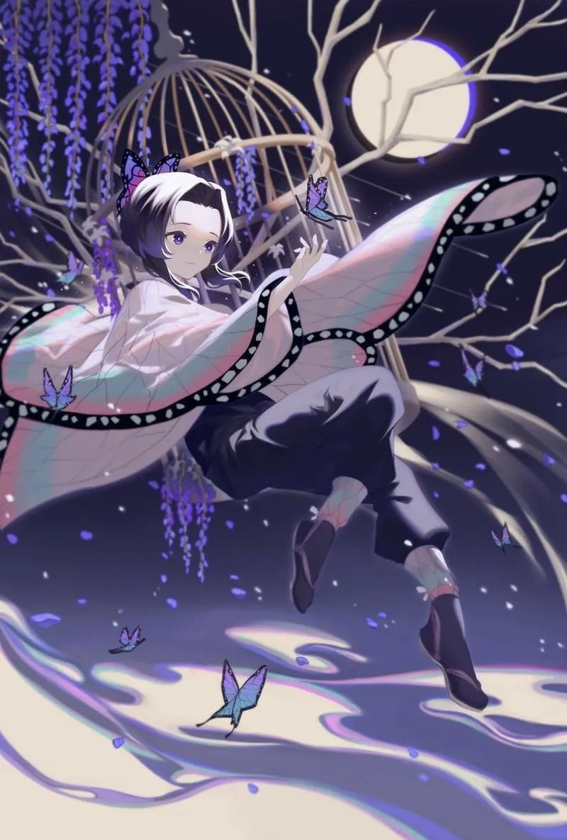 Mê mẩn từng nét trong bộ hình Shinobu anime