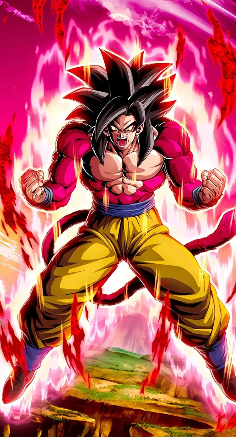 Super Saiyan 4 Goku là biểu tượng của sức mạnh bất bại trong anime
