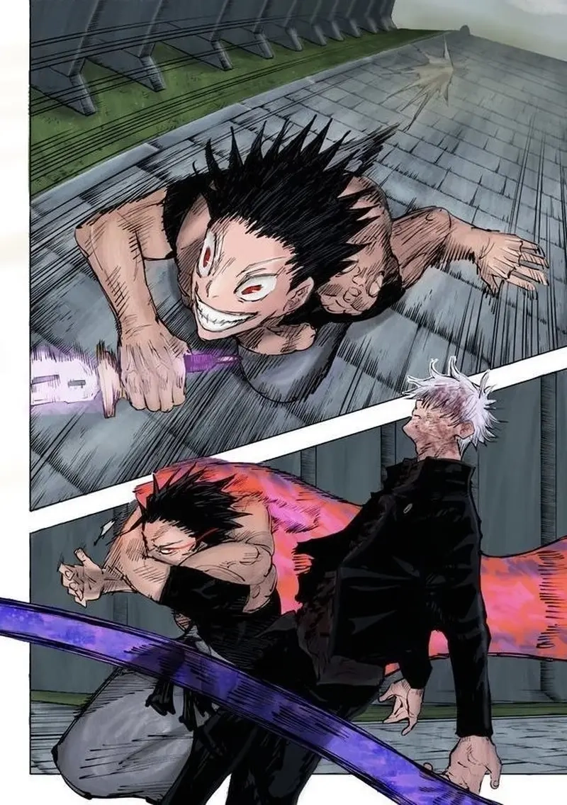Gojo x Toji đối đầu đỉnh cao trong Jujutsu Kaisen không thể thiếu