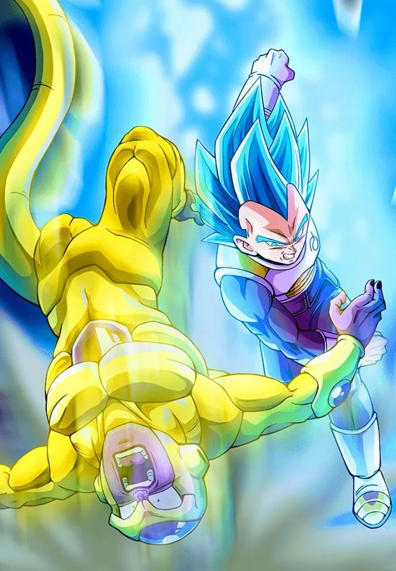 Vegeta vs Frieza cuộc chiến đầy căng thẳng giữa hai chiến binh mạnh mẽ
