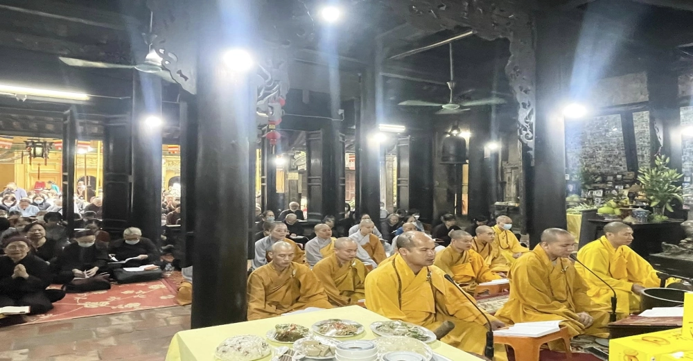 Dâng sao giải hạn Chùa Phúc Khánh, diễn ra đầu năm rất đông