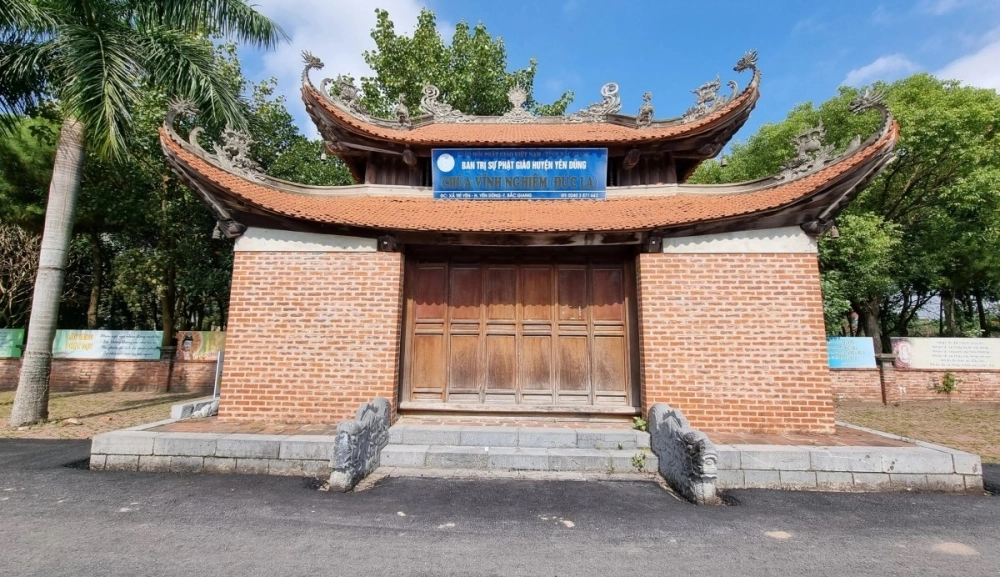 Ảnh chùa Vĩnh Nghiêm lưu giữ dấu ấn thời gian