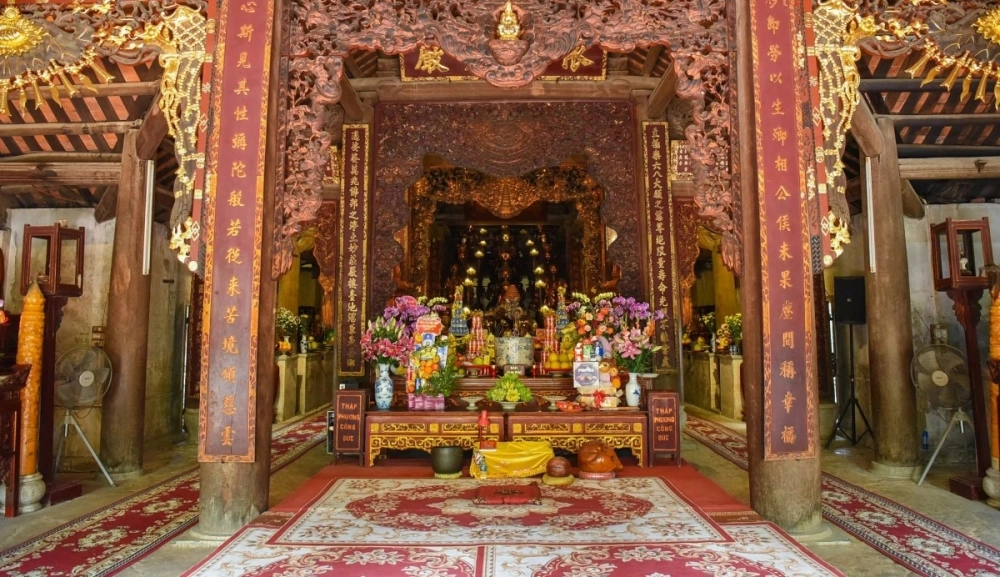 Địa chỉ chùa Vĩnh Nghiêm tại xã Trí Yên Yên Dũng