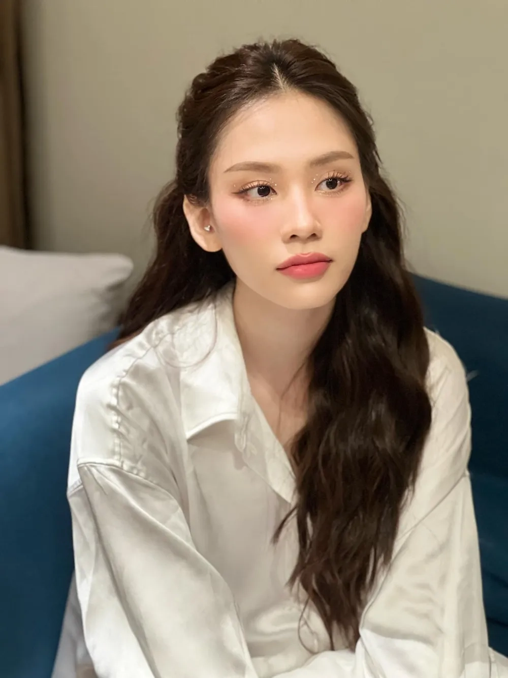 Khoảnh khắc nổi bật hoa hậu Mai Phương hát trong đêm chung kết