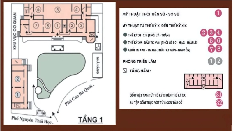 Tra cứu nhanh sơ đồ bảo tàng mỹ thuật việt nam để dễ dàng tham quan hơn