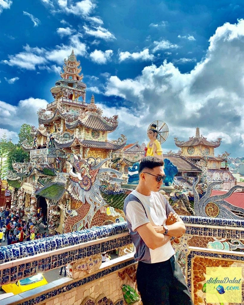 Chùa linh phước tại đà lạt nổi bật với nét văn hóa tâm linh nghệ thuật