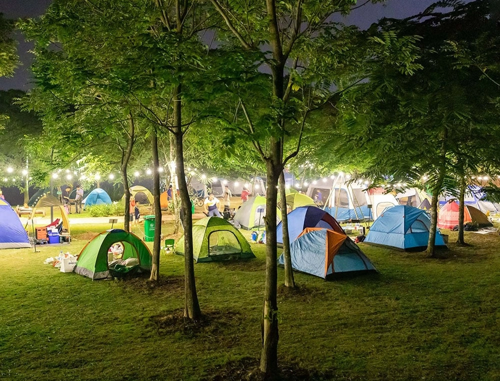 Tận hưởng cuối tuần picnic công viên yên sở cùng người thân