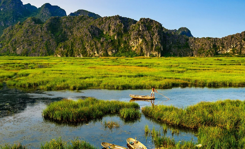 Khu sinh thái đầm Vân Long là nơi lý tưởng để khám phá động thực vật