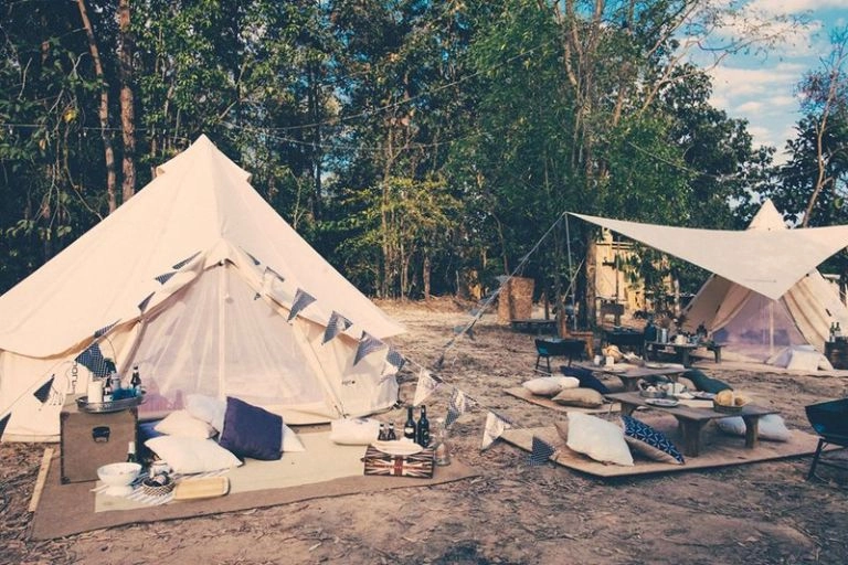 Camping đầm Vân Long trải nghiệm cắm trại giữa thiên nhiên trong lành