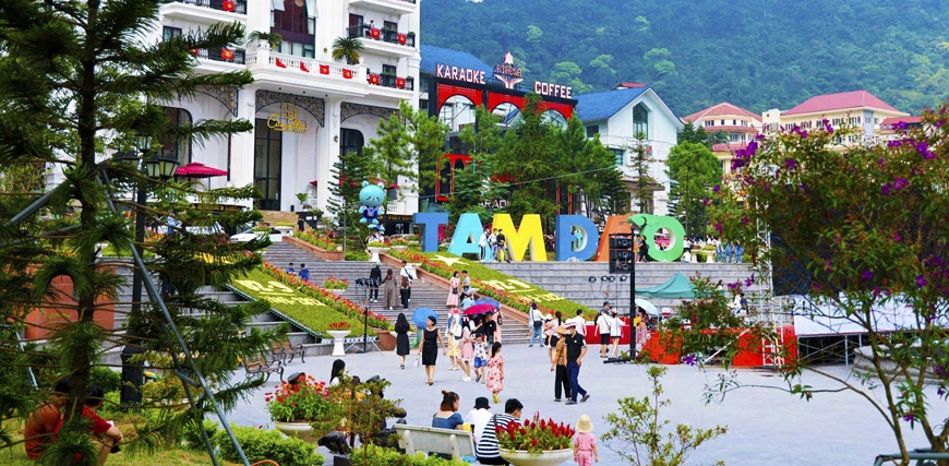 Hình ảnh khu du lịch Tam Đảo Vĩnh Phúc mây trời ôm trọn từng góc phố