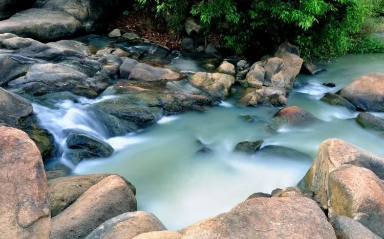 Chìm đắm trong không gian của bàu nước sôi thác mai