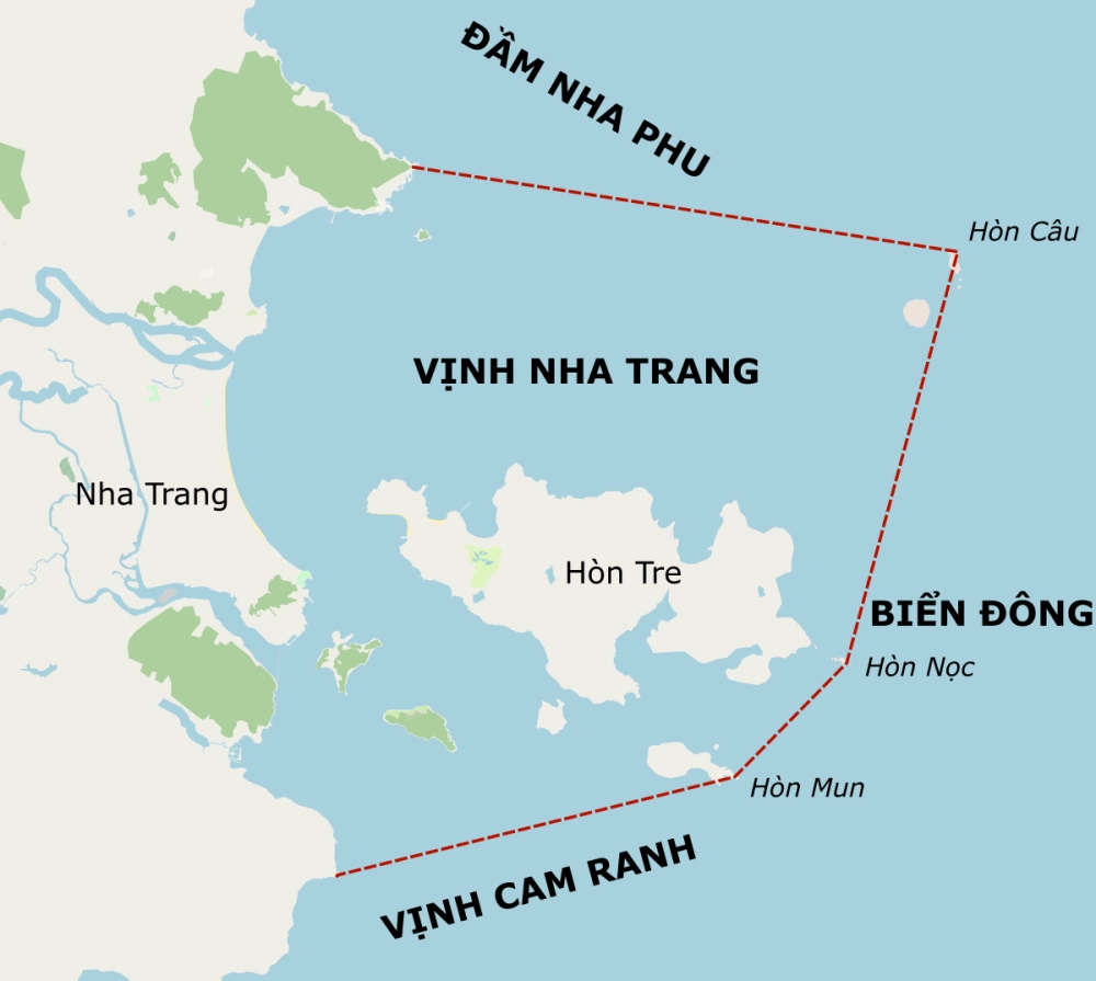 Xem ngay bản đồ vịnh Nha Trang để dễ dàng di chuyển khám phá