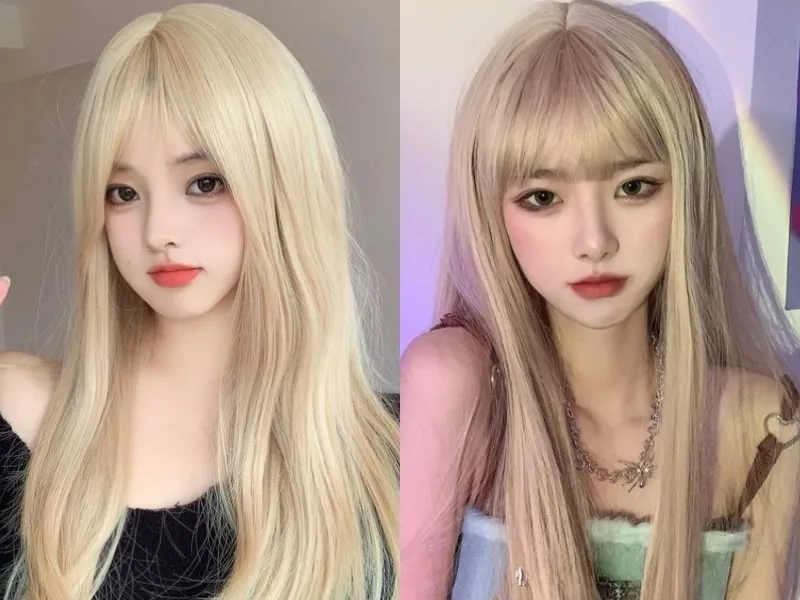 Bạch kim nhuộm giúp da sáng bật tone tự nhiên