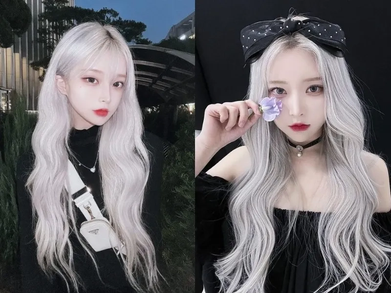 Màu tóc bạch kim nữ lựa chọn số 1 của giới trẻ
