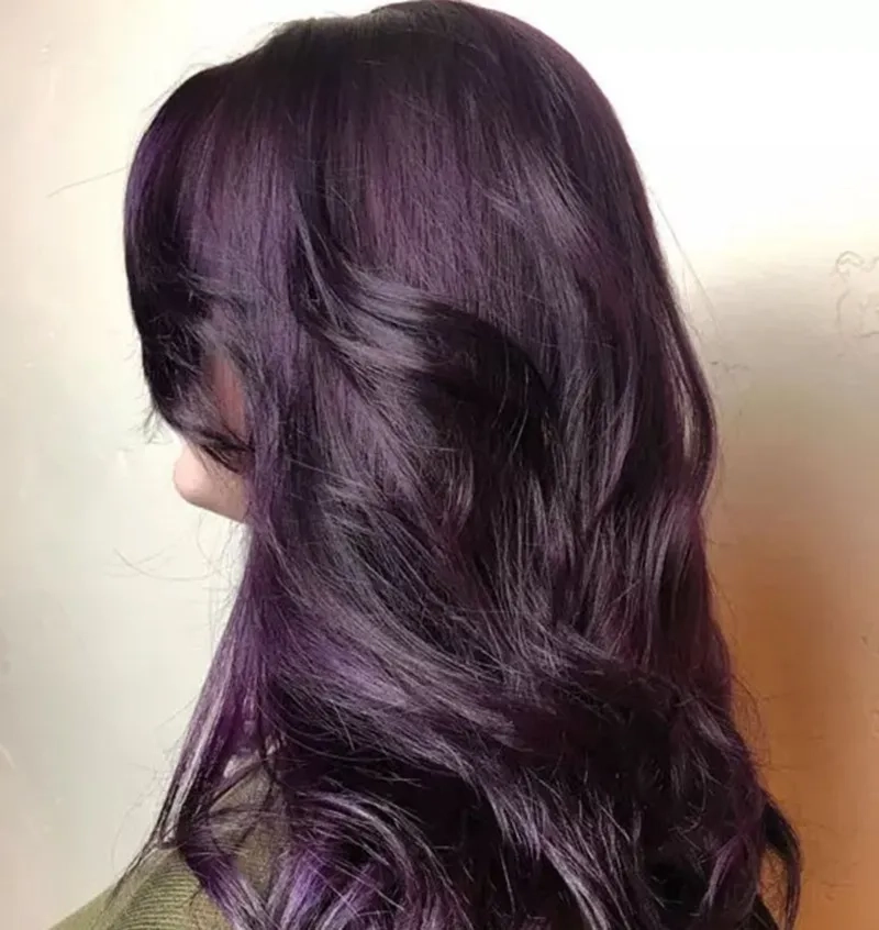Màu đỏ tím tone màu hot nhất hiện nay