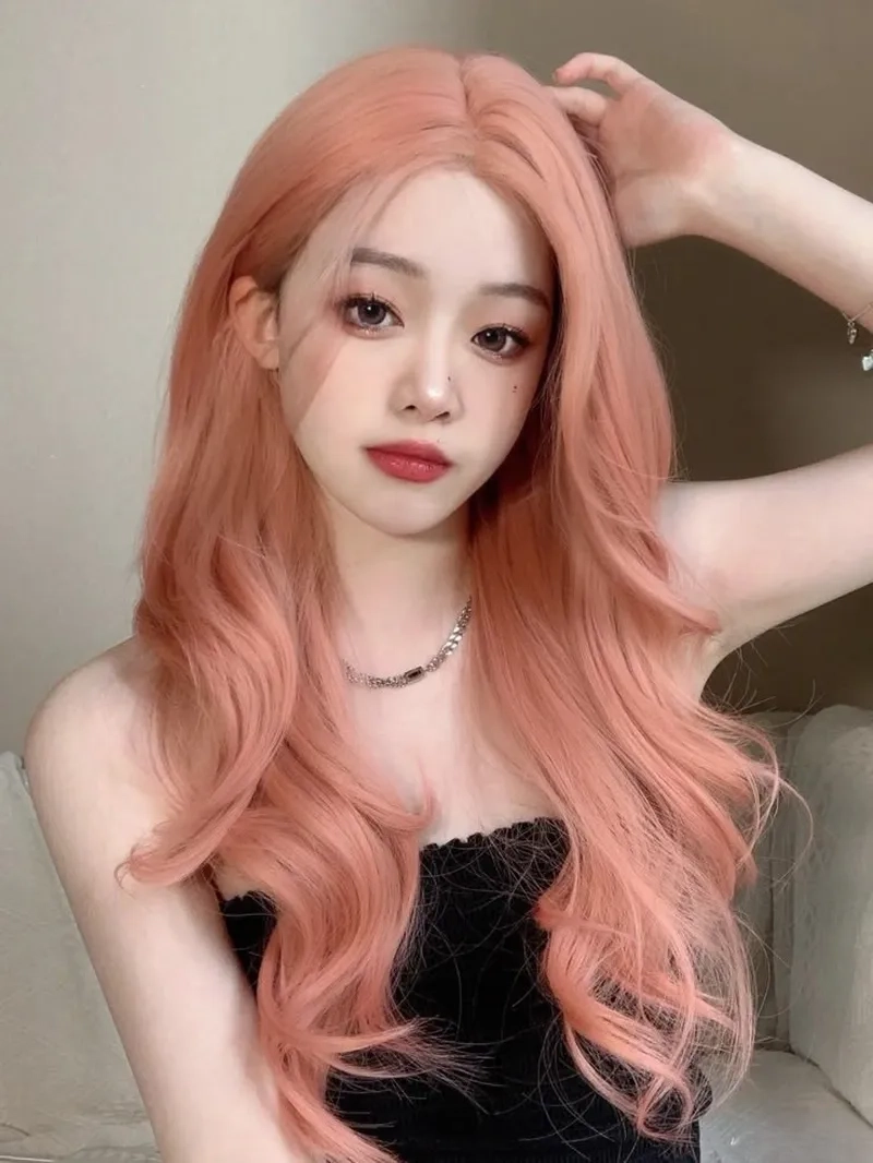 Màu trà sữa ánh hồng hiệu ứng màu đẹp mê ly