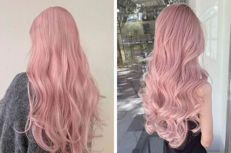 Nhuộm hồng pastel đơn giản mà cực chất