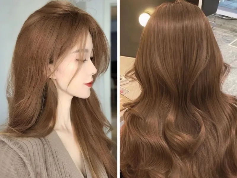 Nhuộm tóc màu nâu socola giúp da sáng hơn