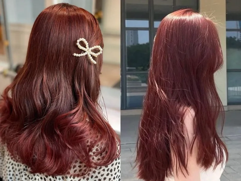 Nhuộm nâu đỏ có cần tẩy tóc không thử ngay để biết