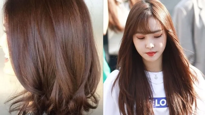 Thuốc nhuộm màu nâu hạt dẻ không lo hư tổn