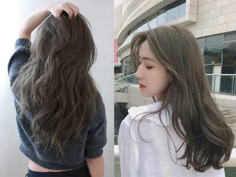 Nâu lạnh không tẩy bền màu lâu trôi