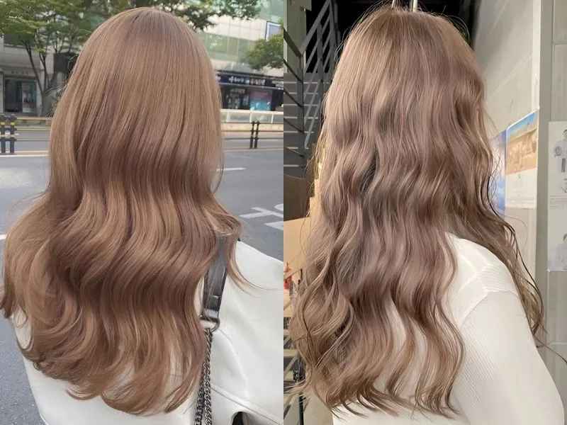 Tóc màu nâu trà mang đến vẻ đẹp tự nhiên