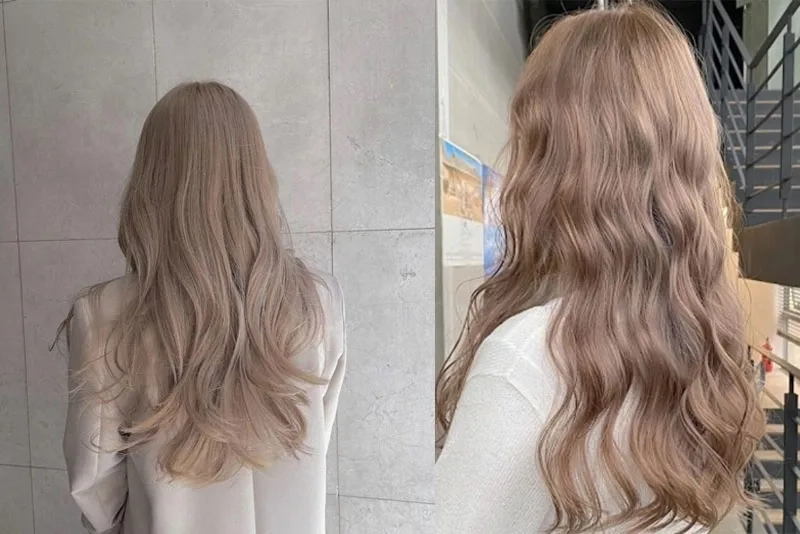 Tóc nhuộm màu nâu trà sữa đang làm mưa làm gió trên MXH