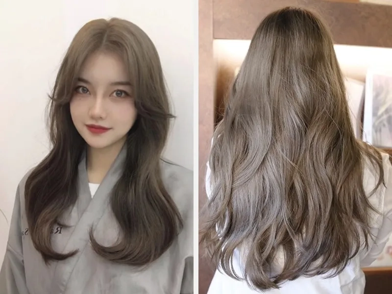 Tóc nhuộm nâu trà sữa phù hợp với mọi loại da