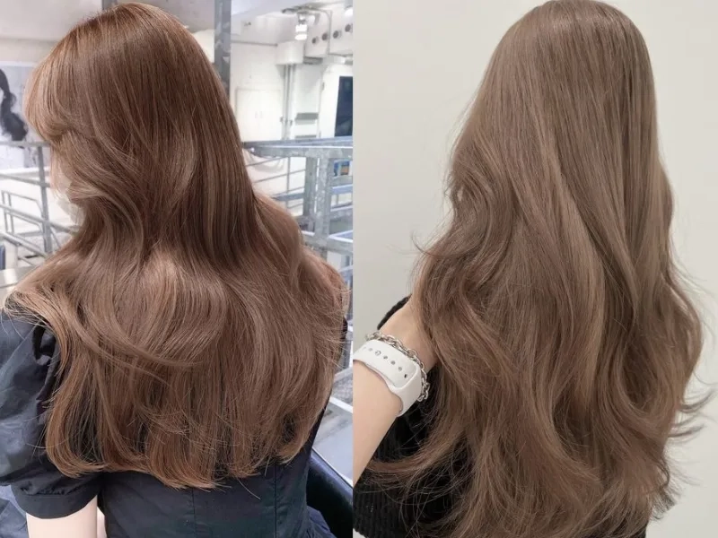 Màu nâu trà sữa trầm phù hợp với phong cách công sở