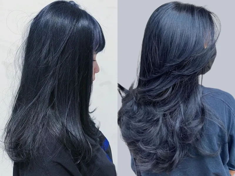 Nhuộm tóc xanh đen phù hợp với mọi lứa tuổi
