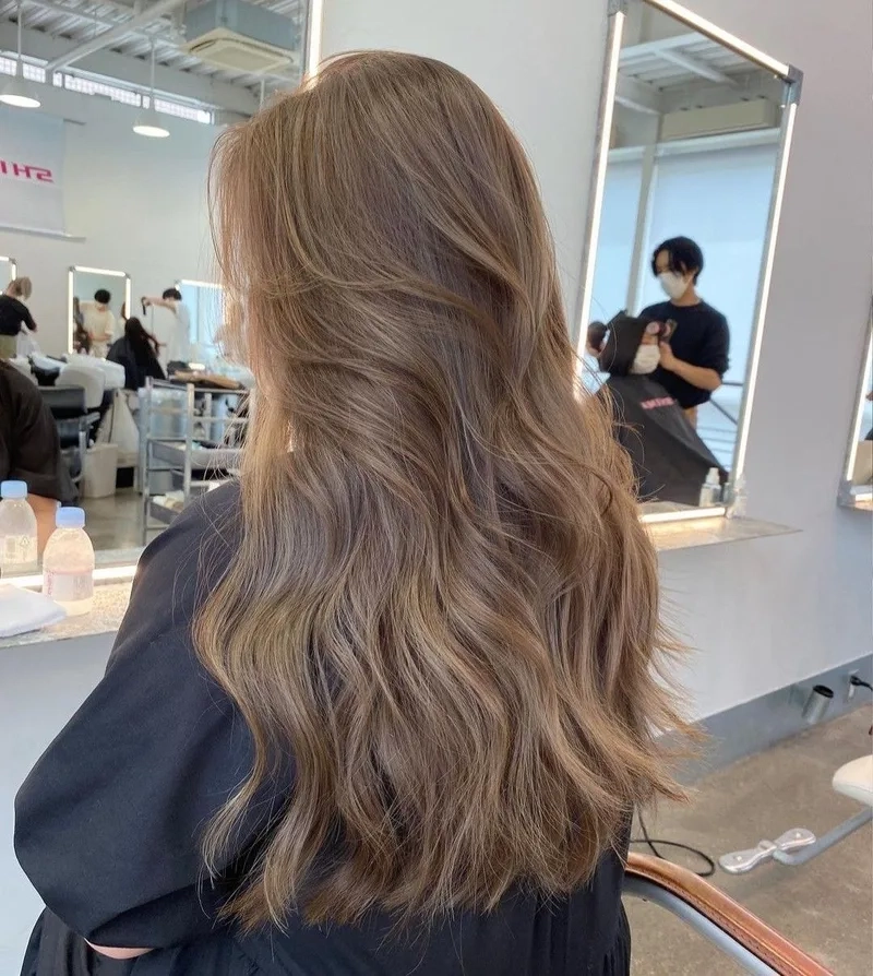 Nhuộm tóc nâu rêu bí quyết làm đẹp đơn giản