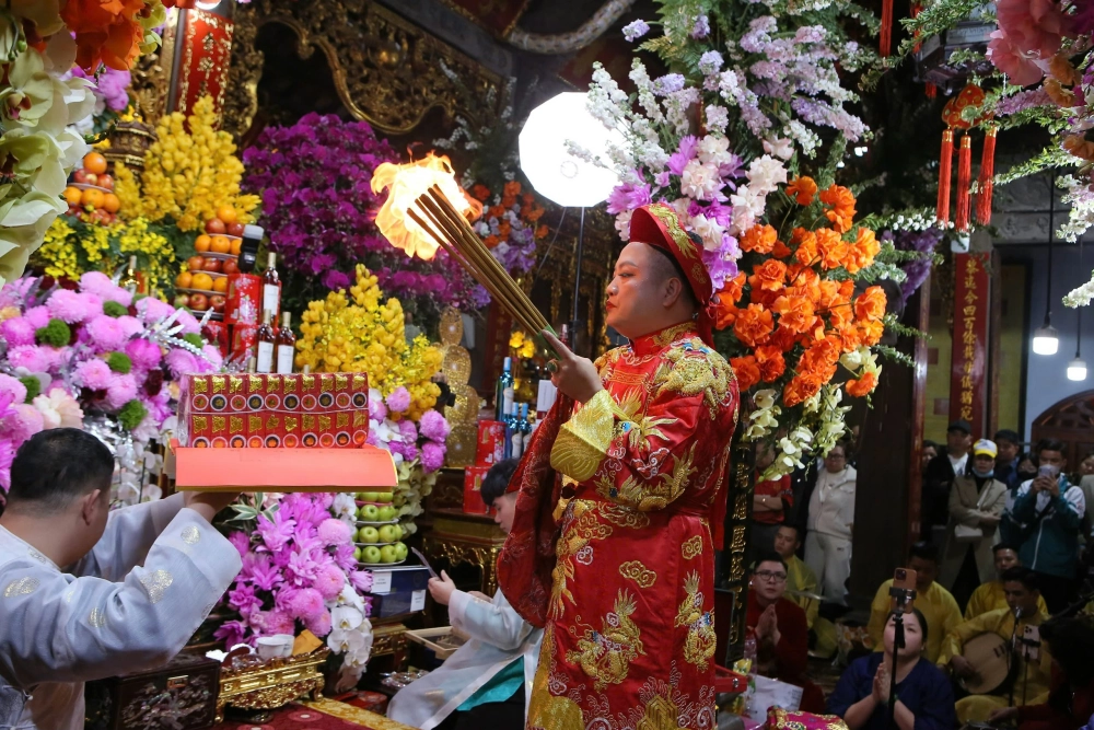 Văn Khấn Mẫu Phủ Dầy, cầu bình an tài lộc