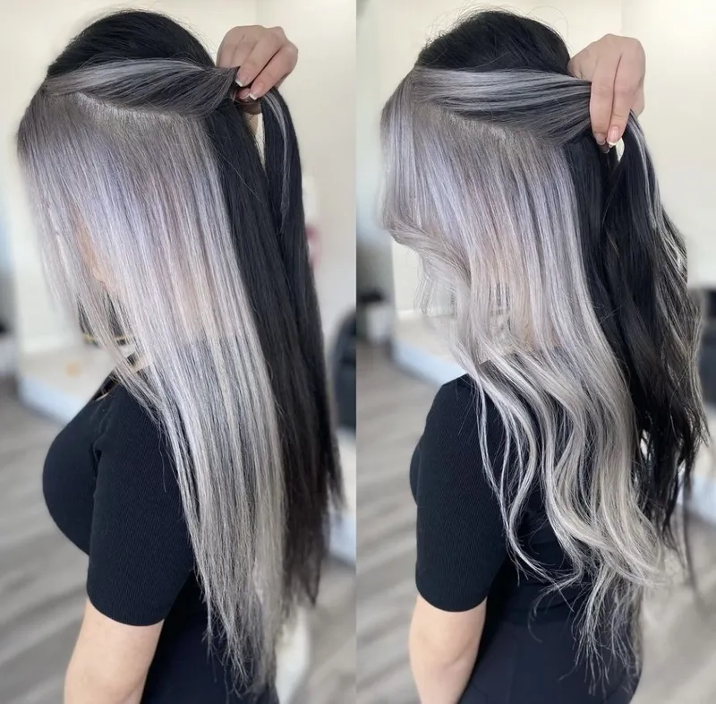 Nhuộm highlight xám khói bí quyết làm đẹp thông minh